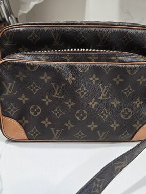 Louis Vuitton Monogram Messenger Bag in Brown and Tan